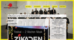 Desktop Screenshot of metropol-musik.de